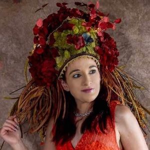 Fall goddess headdress, AliciaZDesignZ handmade Fall Goddess headpiece